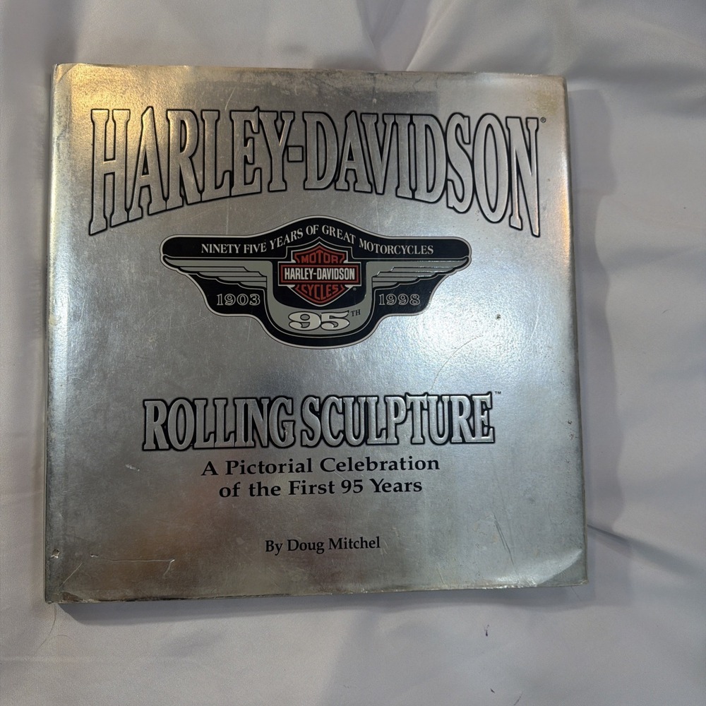 VTG Harley Davidson‎  95TH Rolling Sculpture Hardback Book BY DOUG MITCHEL
